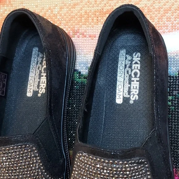 Womens Skechers Double Up Shiny Dancer - Picture 6 of 11